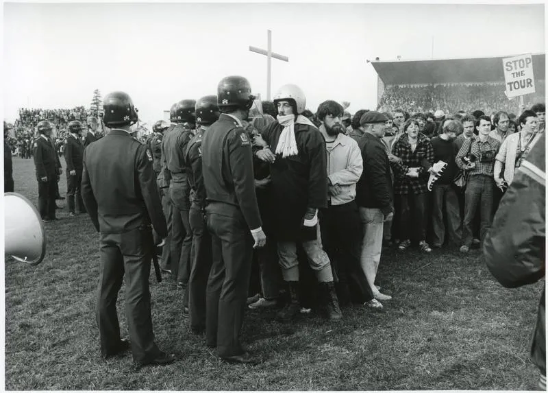 "Confrontation on Centre Field" - 1981 Springbok Tour