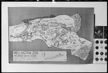 Image: Development map for the Wellington Zoo, New Zealand