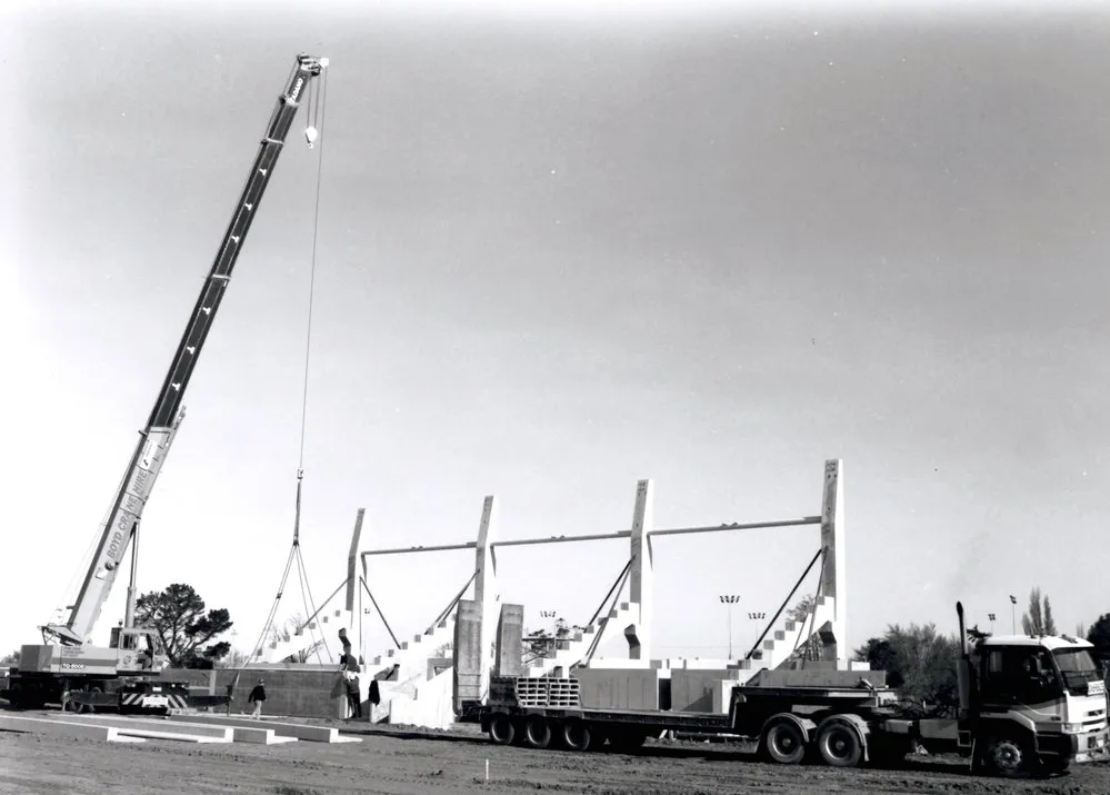 Photograph, Construction of Balclutha Grandstand