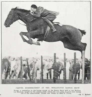 Image: Clever horsemanship at the Wellington Easter Show