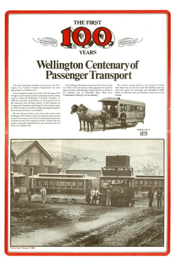 Image: The First 100 Years : Wellington Centenary of Public Transport
