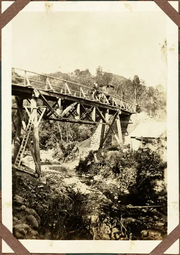Image: Georges Creek Bridge, Huia, 1926