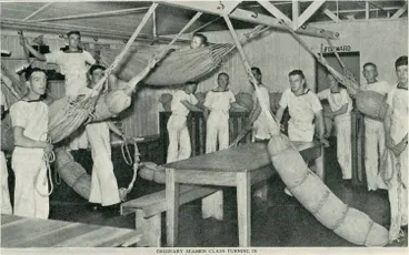 Ordinary seamen class turning in Image: Ordinary seamen class turning in