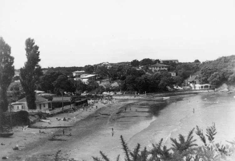 Castor Bay Beach looking north, East Coast Bays.