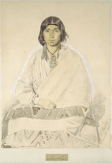 Image: Strutt, William 1825-1915 :Martha. Taranaki. 1856