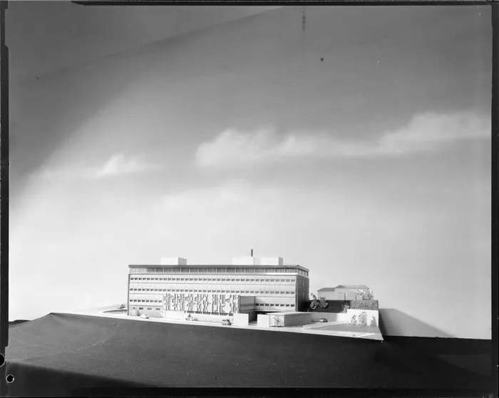 Models for New Zealand Government Printing Office building, by Ministry of Works