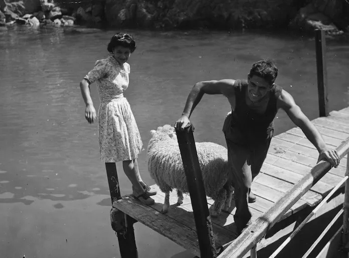 Jetty at East Bay, Arapawa Island