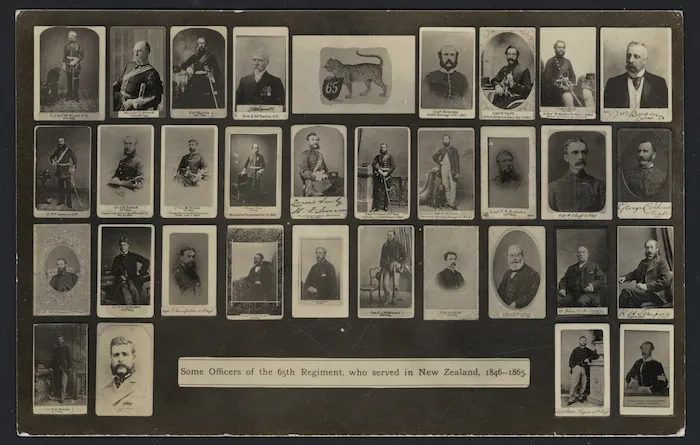 Officers of the 65th Regiment