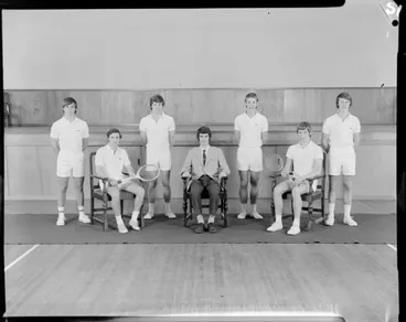 Image: Rongotai College, Wellington, senior A tennis team