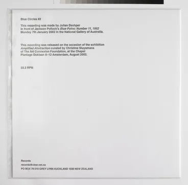 Image: Blue Circles #1-#8 (2002-03)