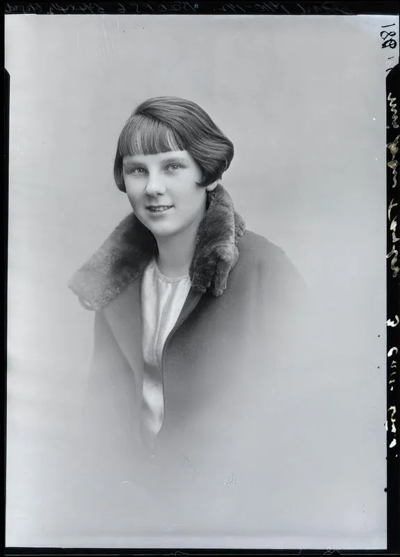 Film Negative: Miss Joan Taylor