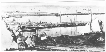 Image: Commercial Bay viewed from Fort Britomart, 1876