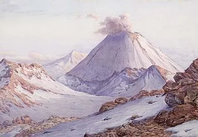 Sunset, Ngauruhoe Volcano