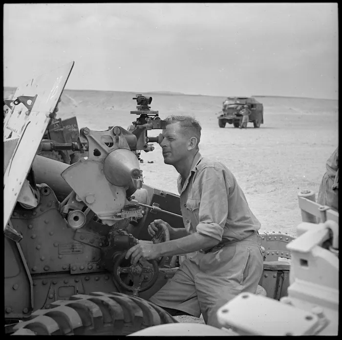 Gun layer at work, Maadi