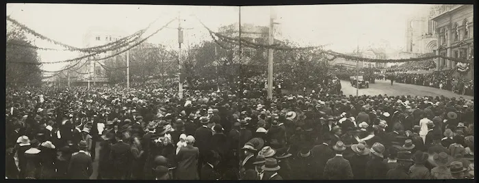 Citizens' reception, Dunedin, during the visit of The Prince of Wales - Photographs taken by Guy
