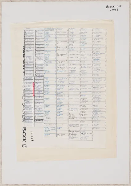 Ruru Lawn Cemetery, block 1J, lots 1 to 228