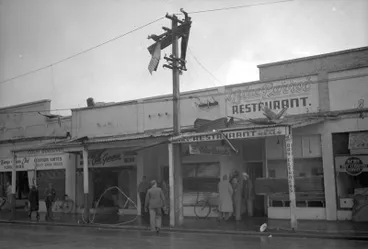Image: Retail shops hit by Frankton tornado