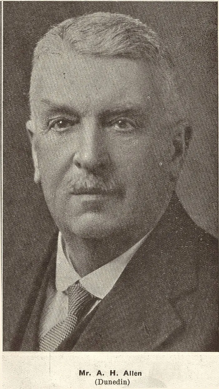 Mr. Andrew H. Allen, Mayor of Dunedin