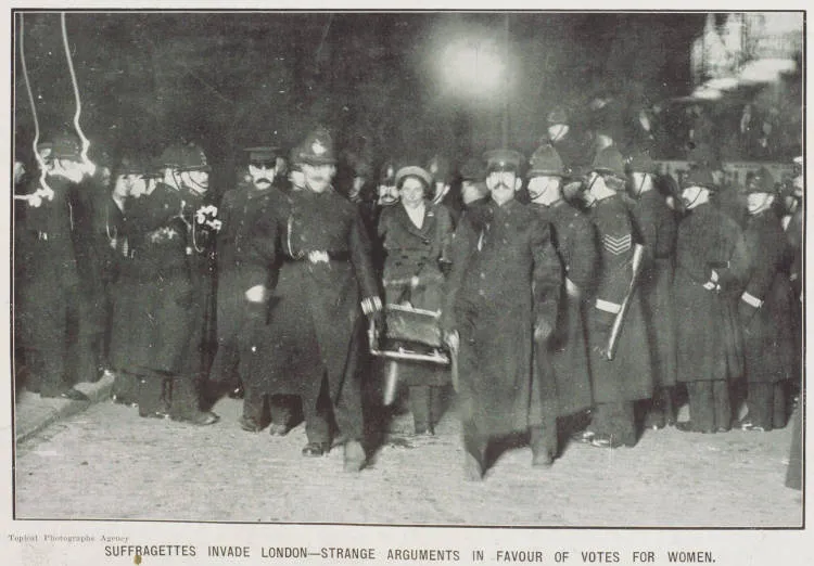 Suffragettes invade London - strange arguments in favour of votes for women