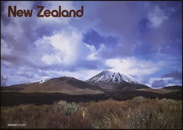 Image: New Zealand. Tourist and Publicity Department :New Zealand. [Mount Ngauruhoe]. Produced by the New Zealand Tourist and Publicity Department. Photographer Philip Temple. E C Keating, Government Printer, Wellington, New Zealand. [ca 1979]