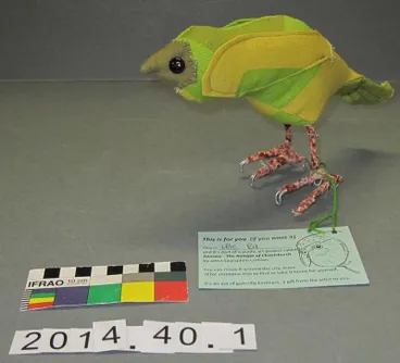 Image: Soft Sculpture Kakapo: Little Ra