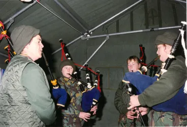 Image: Hauraki Regiment band practice