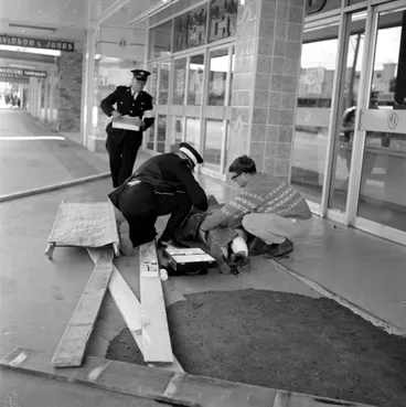 Image: Civil Defence exercise.