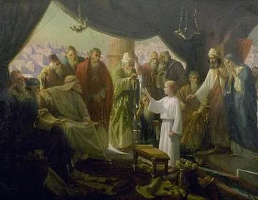 The Christ Child in the Temple Image: The Christ Child in the Temple