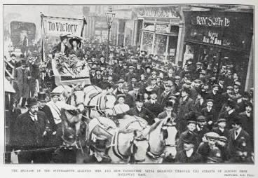 The Release Of The Suffragette Leaders Image: The Release Of The Suffragette Leaders