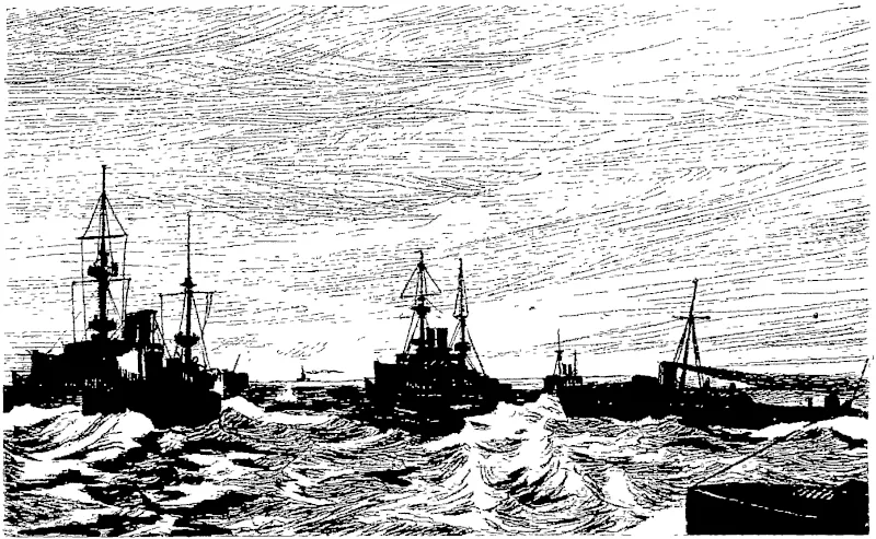 THE RUSSO-JAPANESE WAR: A TORPEDO FLOTILLA AT WORK. (Otago Witness, 02 March 1904)