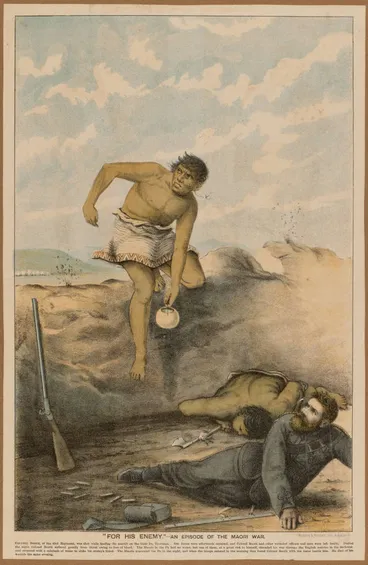Image: For his enemy - An episode of the Māori War