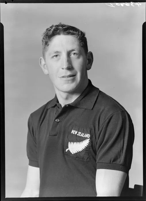 Peter Byers, member of New Zealand Olympic hockey team, Tokyo, 1964