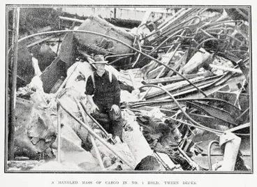 Image: The vanishing Wiltshire: scenes at the wreck two months ago and now