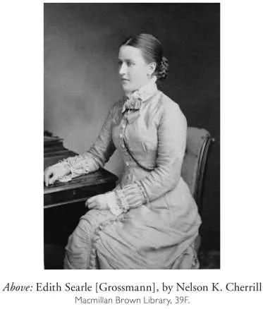 Above: Edith Searle [Grossmann], by Nelson K. Cherrill. Macmillan Brown Library, 39F