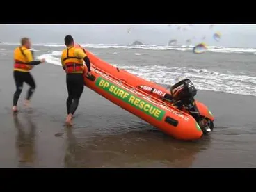 Lifeguards at Muriwai Image: Lifeguards at Muriwai