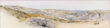 Image: 'The Turk entrenchment positions', Gallipoli 1915