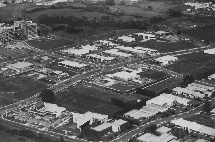 'Glimpses from above', Manukau City Centre, 1987