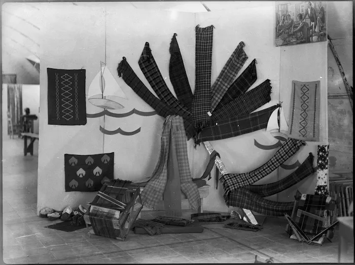 Display at Occupational Therapy Wing of 2 NZGH Kantara, Egypt - Photograph taken by George Kaye