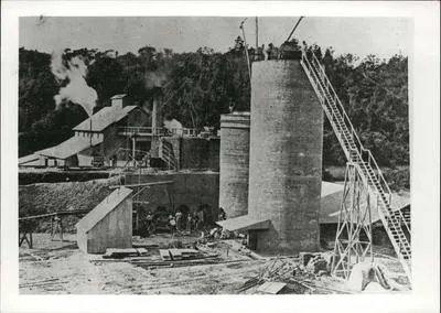Wilson's Hydraulic Lime and Portland Cement Works, Mahurangi.