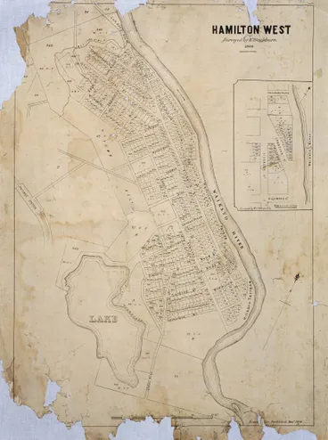 Image: Hamilton West, surveyed by W. Blackburn.