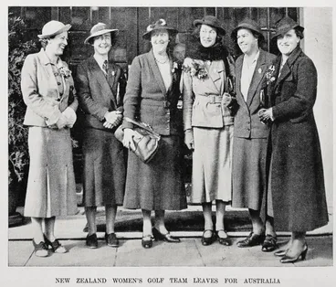 Image: New Zealand women's golf team leaves for Australia