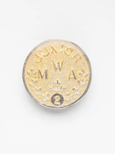 Image: Wellington Marching Association Junior button