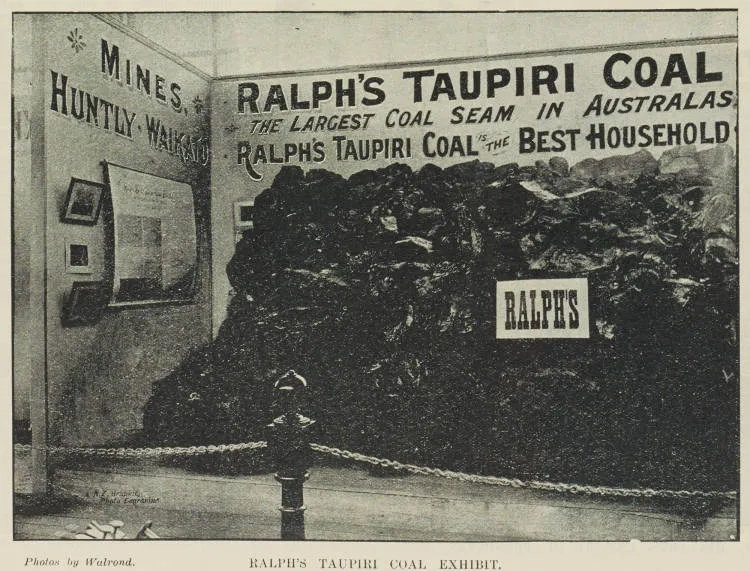 Ralph's Taupiri coal exhibit