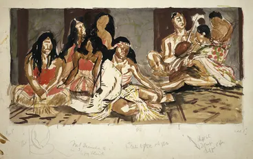 Image: Perkins, Christopher, 1891-1968 :Maori concert party. 1933
