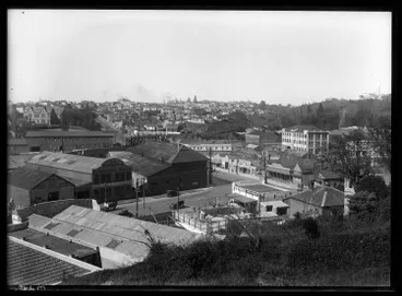 Image: Beach Road and Parnell Rise, 1927