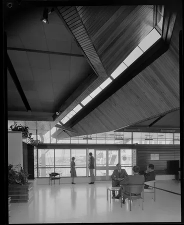 Image: Lounge, overseas terminal, Clyde Quay, Wellington harbour