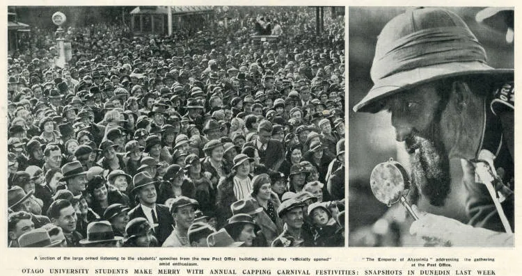 Otago University students make merry with annual capping carnival festivities: snapshots in Dunedin last week