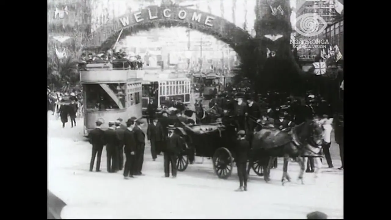 AMERICAN FLEET AT AUCKLAND
