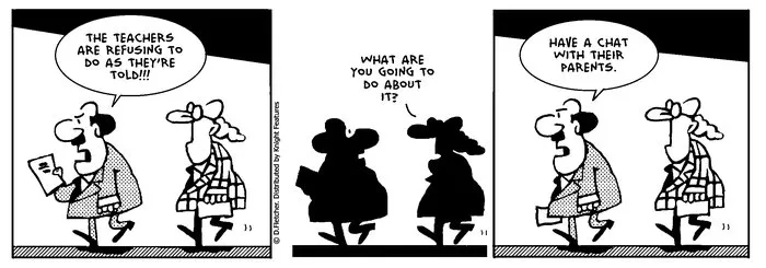 Fletcher, David 1952- :"The teachers are refusing to do was they're told!!!" ... 27 August 2011