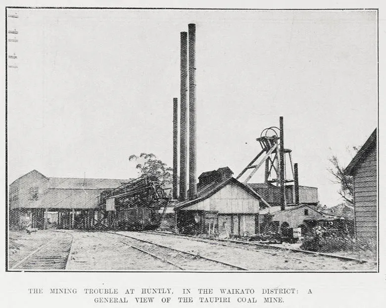 The Mining Trouble At Huntly, In The Waikato District